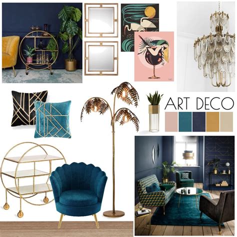 Art Deco Interior Design Mood Board By Kristienorton Modern Art Deco