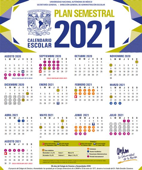 Calendario Escolar Unam 2022 2023