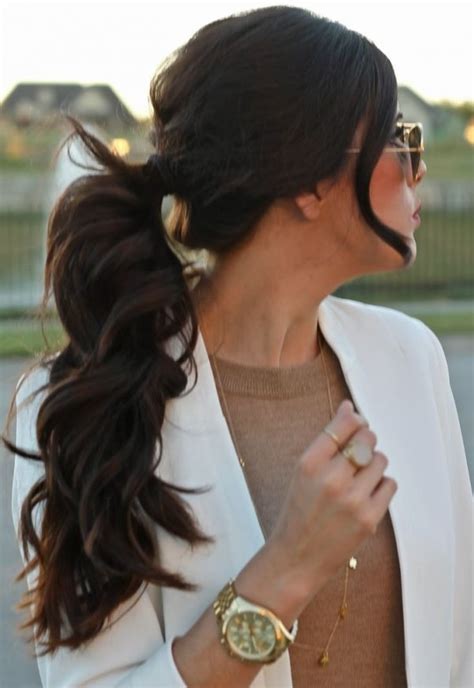 Wavy Ponytail 29 Ways To Spice Up Your Ponytail Hair