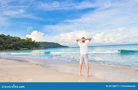 Man Relaxing Stock Image Image Of Posture Meditation 30738877