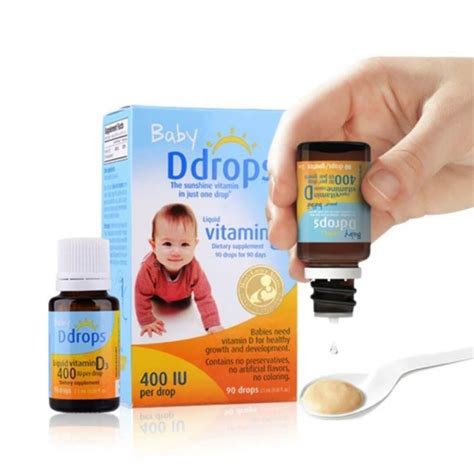 Baby Ddrops bổ sung Vitamin D3 cho trẻ sơ sinh Pharmart vn