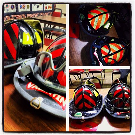 Reflective Chevron Helmet Stickers For Firefighters My Boyfriend