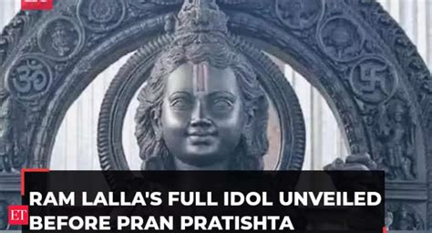 Ayodhya Ram Lalla Idol S Face Revealed Ahead Of Pran Pratishtha Ceremony On Jan The