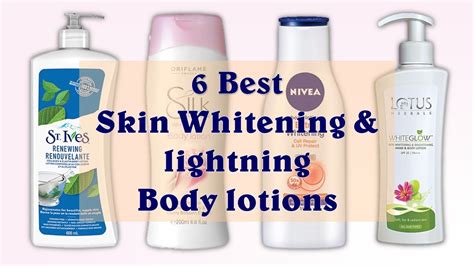 6 Best Skin Whitening And Brightening Body Lotions In 2020 With Price Youtube