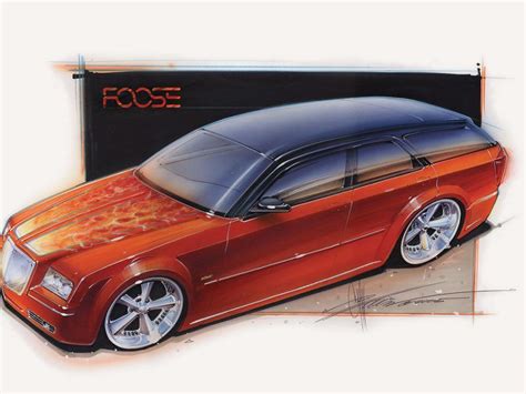 Chip Foose Cool Car Drawings Art Drawings Dodge Magnum Magnum Pi