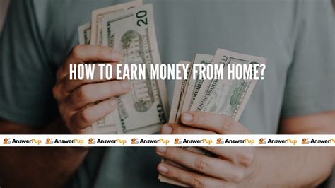 How To Earn Money From Home Without Any Investment Answer Pup