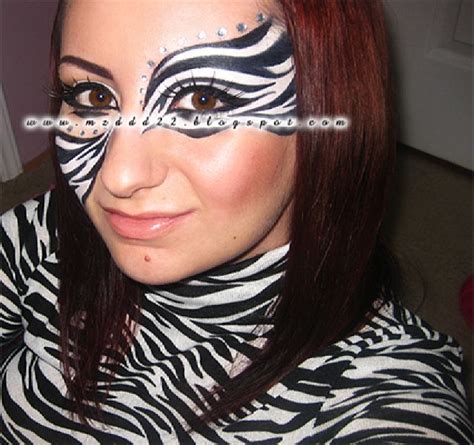 Zebra Makeup Zebra Makeup Makeup Mask Makeup