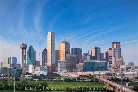 Dallas Skyline Before Sunset 612 3 Prints Images From Texas