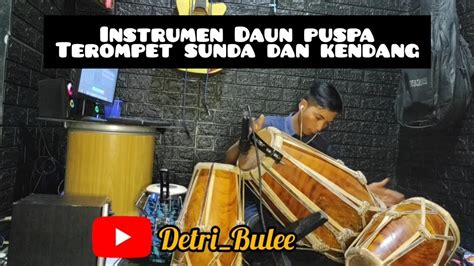 Instrumen Terompet Sunda Dan Kendang Rampak Daun Puspa No Vocalcover