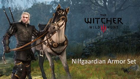 Nilfgaardian Armor Set Dlc Th The Witcher Wild Hunt Youtube