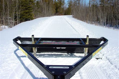 Grooming Snowmobile Trails
