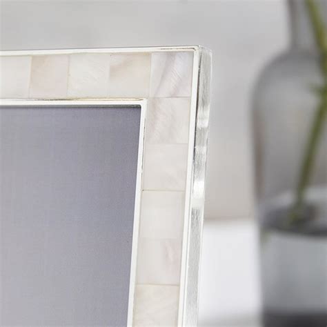 Mother Of Pearl Photo Frame 5x7” Photo Frames The White Company Uk