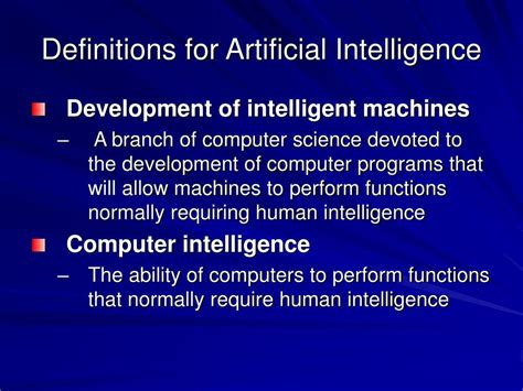 Ppt Artificial Intelligence Today Powerpoint Presentation Free