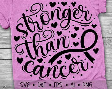 stronger than cancer svg fight cancer svg fuck cancer svg etsy