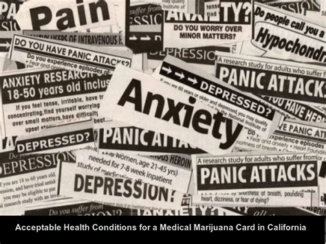 Check spelling or type a new query. Acceptable Health Conditions to get a Medical Marijuana Card in California | Pot Exam