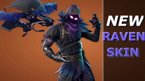 New Fortnite Raven Skin And Feather Flyer Glider Gameplay Youtube