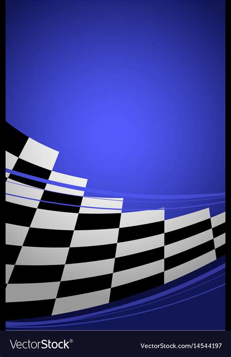 Blue Racing Background Royalty Free Vector Image