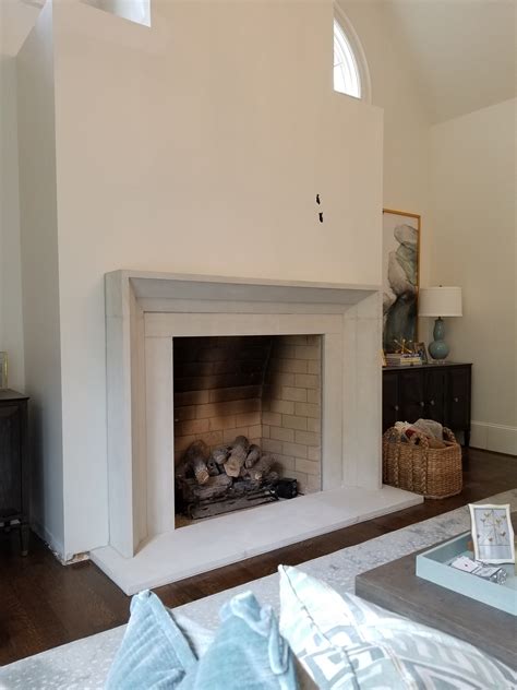 Modern Cast Limestone Fireplace Surround Etsy Ireland