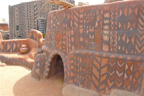 Decorated Mud Houses Of Tiébélé Burkina Faso Amusing Planet