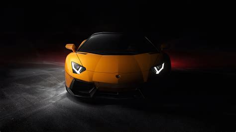 Yellow Lamborghini Aventador K Wallpapers Hd Wallpapers Id