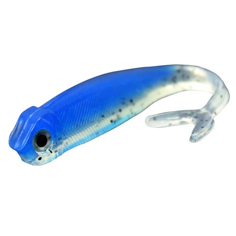 85cm 25g 20pcslot Blure Brand Soft Fishing Lure Blue Back Fish