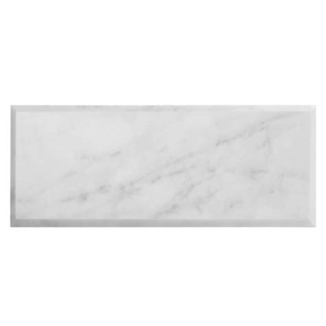Carrara Marble Italian White Bianco Carrera 6x12 Marble Subway Tile