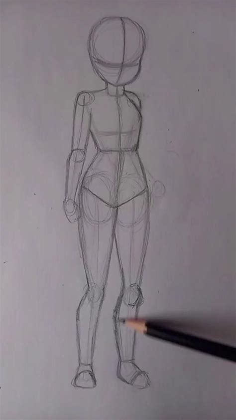 How To Draw A Body Tutorial Video Drawing Techniques Drawings