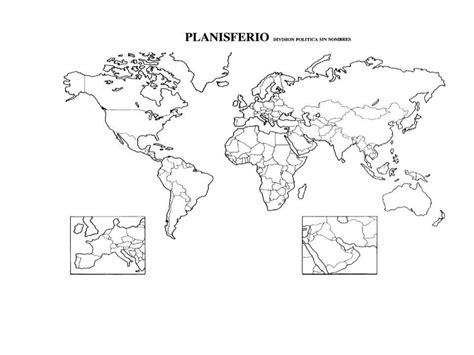 Descubrir Imagem Mapa De Planisferio Con Division Politica Y