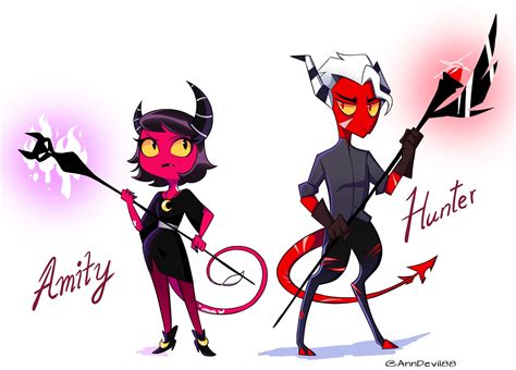 Amity And Hunter Imps Version By Anndevil88 Rtheowlhouse