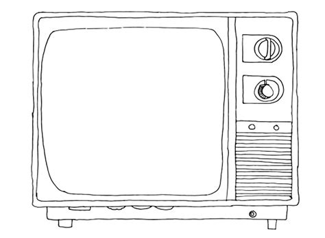 Tv Coloring Pages To Download And Print For Free