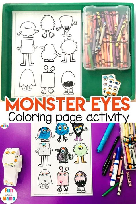 3rd eye and esg to participate in 2021 eref charitable auction june 15, 2021; Monster Coloring Page - Fun with Mama