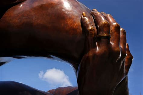 Mlk Embrace Sculpture Sparks Intense Reactions Looks Like A Penis