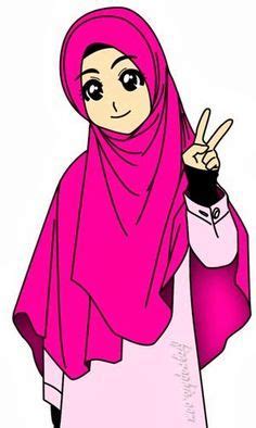 16 Wallpaper Gambar Kartun Wanita Muslimah Cantik Terbaru ...