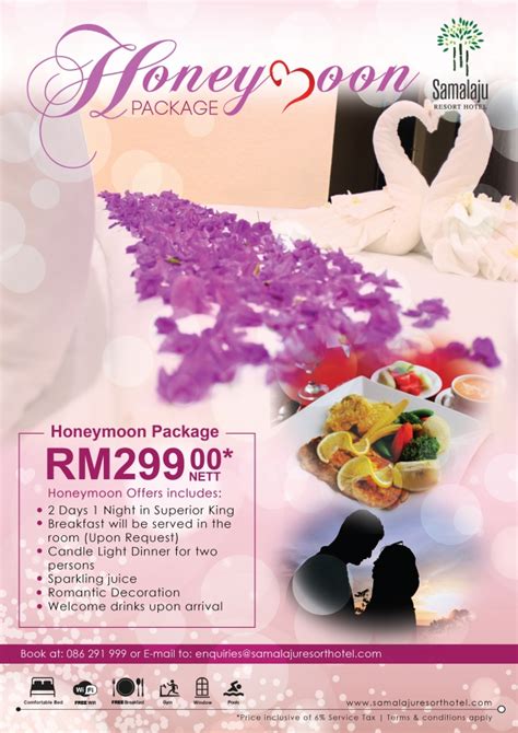 Honeymoon Package For Only Rm29900nett Samalaju Resort Hotel