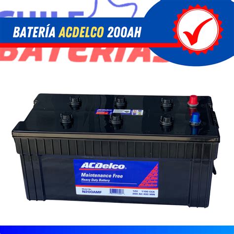 Batería ACDelco 90 ah positivo derecho Chile Baterías