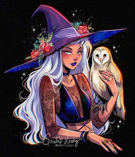 Artstation Alba Barnawl Gretel Lusky Witch Art Witch Drawing