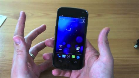Samsung Galaxy Nexus Hands On Youtube