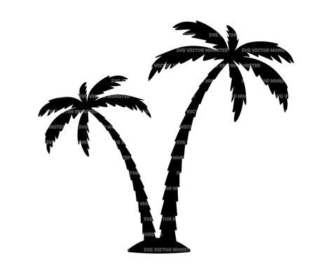 Palm Tree Svg Beach Svg Summer Svg Vector Cut File For Cricut
