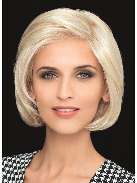 Short Classic Bob Lace Front Blonde Human Hair Wigs