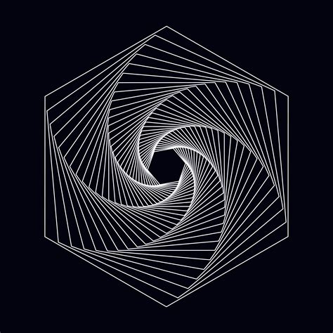 Abstract hexagon geometric element vector - Download Free ...
