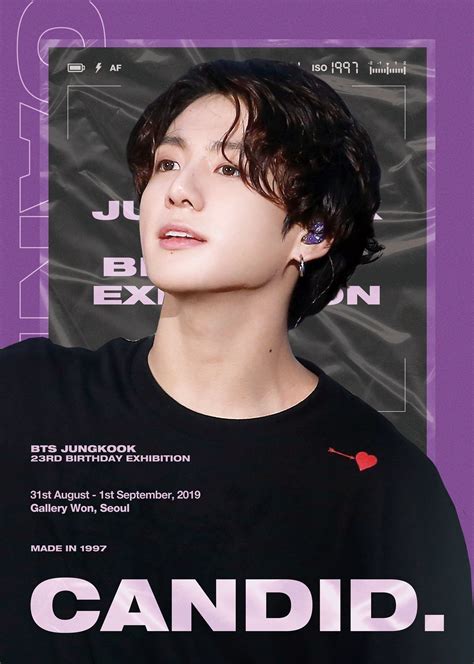 Jungkook Graphic Design Posters Bts Aesthetic Pictures Retro Poster