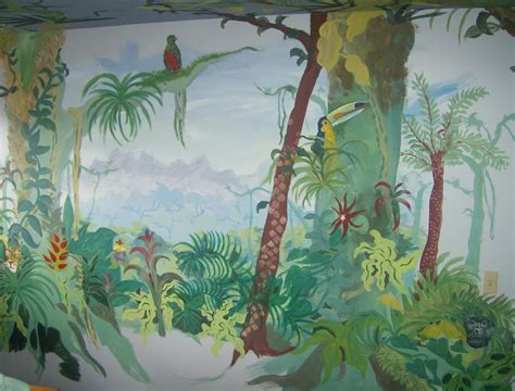 This larger than life mural makes your walls come alive. Homegrown Murals: Rainforest Mural