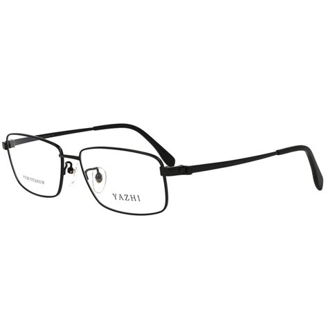 men full rim pure titanium optical eyeglasses pure titanium frame optical frame danyang bright