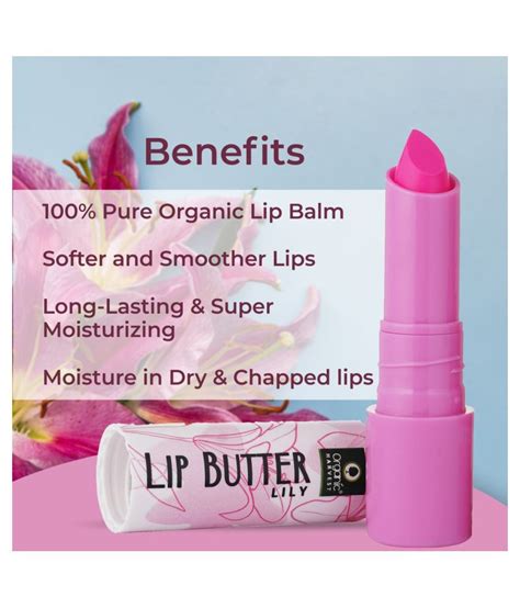 Organic Harvest Organic Harvest Lip Butter Lily Lip Balm Pink 4 Buy