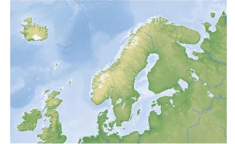 Cartina Muta Dell Europa Scandinava E Baltica Stati Uniti Cartina