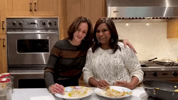 Hungry Mindy Kaling And Kamala Harris Are Cooking Masala Dosa By Giphy