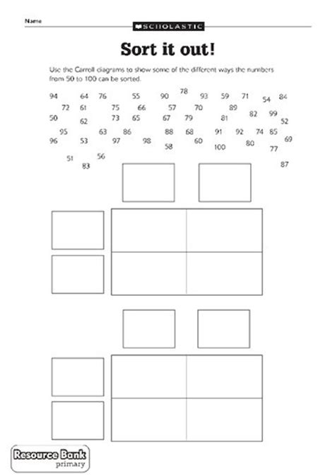 carroll diagrams sort   primary ks teaching resource