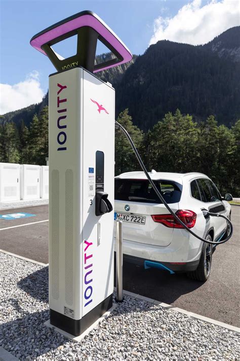Ionity Charging Station With Electric Vehicle