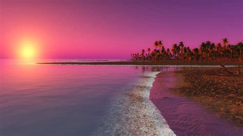 Beach Sunset Hd Desktop Wallpapers Top Free Beach Sunset Hd Desktop