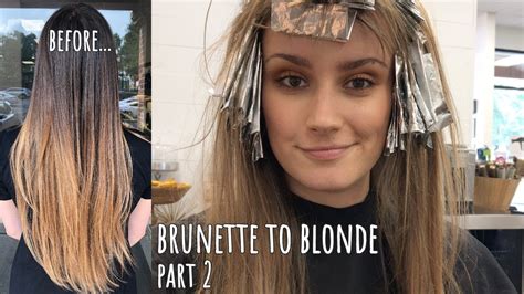 Inspired by the celebrity trend for short platinum hair, one writer tries a bold new look. BRUNETTE TO BLONDE | Hair Transformation Part 2 - YouTube